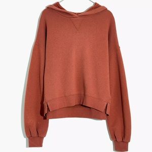 Madewell MWL Airyterry Hoodie Sweatshirt MD300 size s